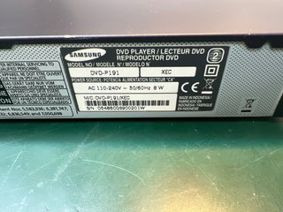 Reproductor DVD Samsung P191