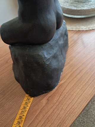 Escultura de resina figura humana