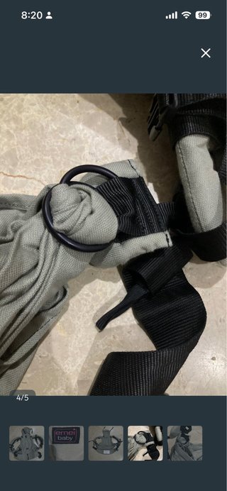 Mochila Portabebés ergonómica Emey Baby verde
