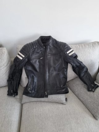Chaqueta de piel Segura moto