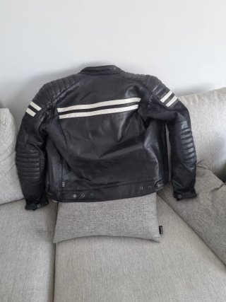 Chaqueta de piel Segura moto