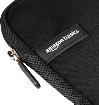 Amazon Basics Custodia per laptop fino a 14 pollici, Nero