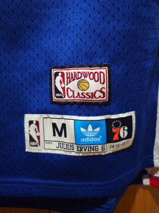 Camiseta vintage J.Erving #6 como nueva. Sixers'77