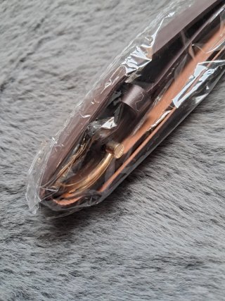Cintura Sottile da Donna in Pelle Marrone