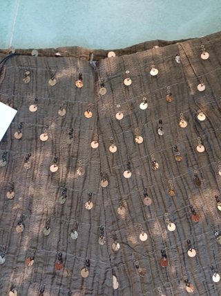 Shorts Zara con lentejuelas