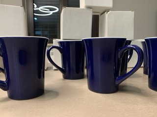 Set 6 Tazze Cappuccino Blu