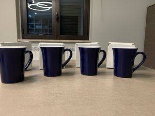 Set 6 Tazze Cappuccino Blu
