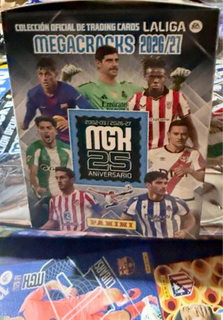 Lote MegaCracks 2026/27: Caja y Álbum