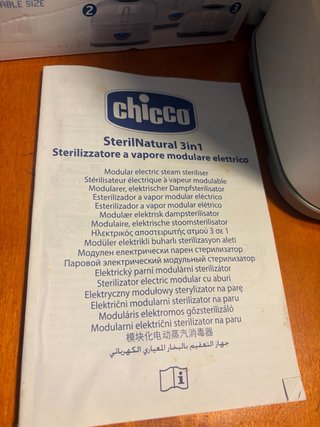 Esterilizador Chicco SterilNatural 3 en 1