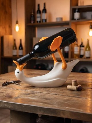 Soporte Vino Ganso 3D