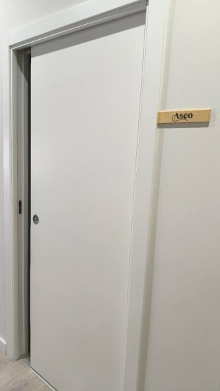 Conjunto puertas lacadas en blanco