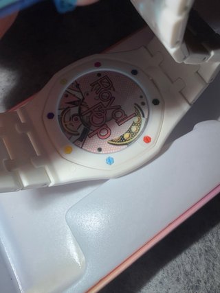 Orologio Swatch x AP bianco multicolore