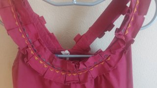 Vestido fucsia de Yokana