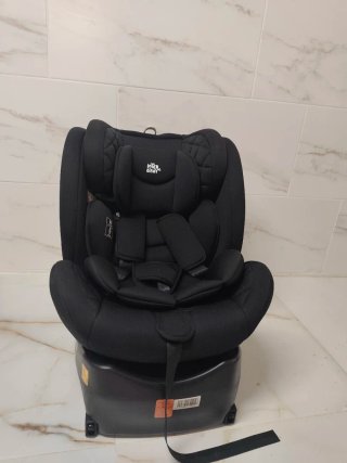 Silla coche bebé giratoria negra
