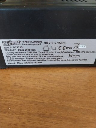 Plafoniera Exo Terra Compact Top Mini