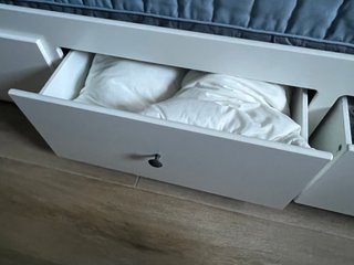 Cama nido diván IKEA Hemnes blanca