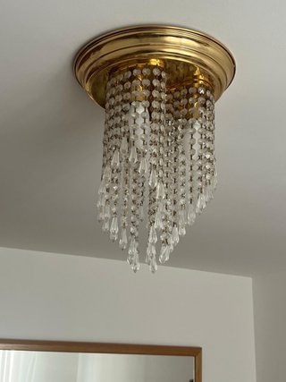 Lámpara de techo con cristales Swarovski
