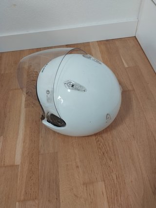 Casco Moto Jet BKS Blanco Talla L
