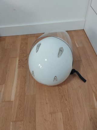 Casco Moto Jet BKS Blanco Talla L
