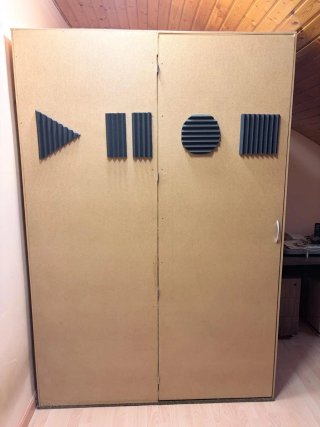 Cabina de estudio de grabación