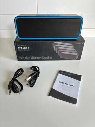 Altavoz Portátil Sonkir Bluetooth Negro/Azul