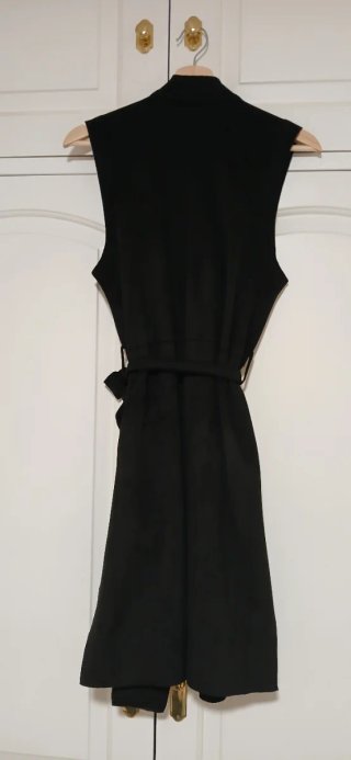 Chaleco Zara Antelina Largo Sin Mangas Talla Única