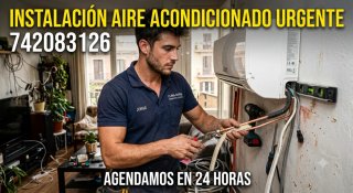 Instalación aire acondicionado servicio expres