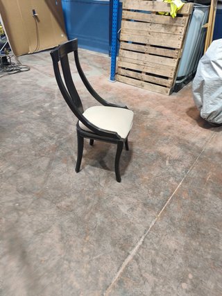 Sillas de comedor madera y tela