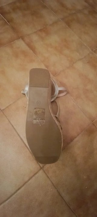 Cuñas plateadas talla 38