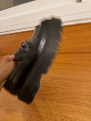Mocasines Stradivarius negros talla 37