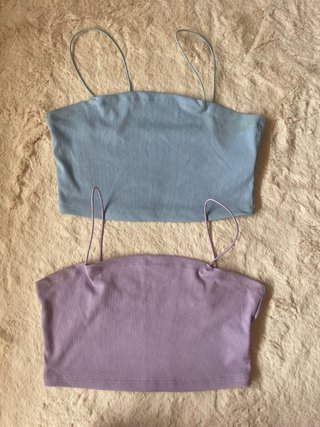 Lote 4 tops básicos de tirantes | Varios colores