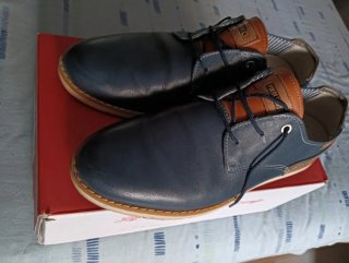 Zapatos Pikolinos Hombre Azul/Marrón