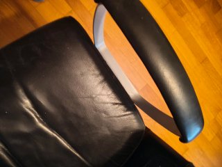 Silla Markus Ikea Negra, negro