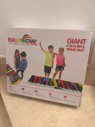 Alfombra musical gigante piano
