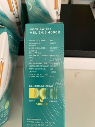 Lampadine LED Vivid 860 Lumen 6W - Set da 6