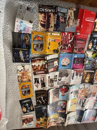 37 Carátulas de Películas DVD + Folletos