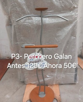 Perchero Galán Metal y Madera