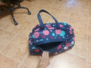 Bolsa de viaje con estampado
