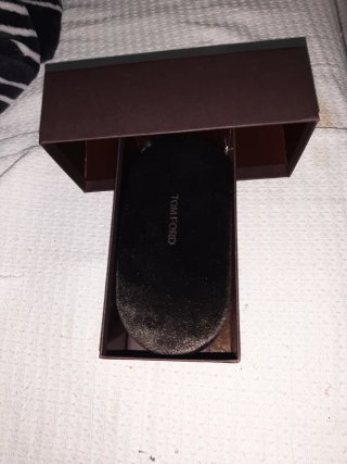 Funda Gafas Tom Ford Negra y Marrón
