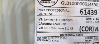 Ventana PVC corredera gris antracita