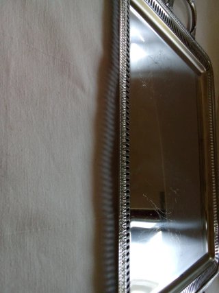 Vassoio Vintage Acciaio Inox 18/10 Vintage