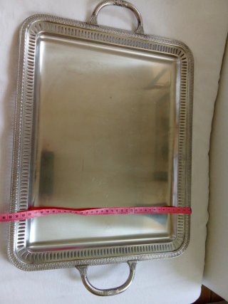 Vassoio Vintage Acciaio Inox 18/10 Vintage