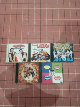 Lote 5 CDs La Década Prodigiosa