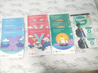 Libros texto 5 primaria