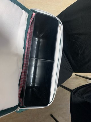 Trona portátil para bebé con diseño de león