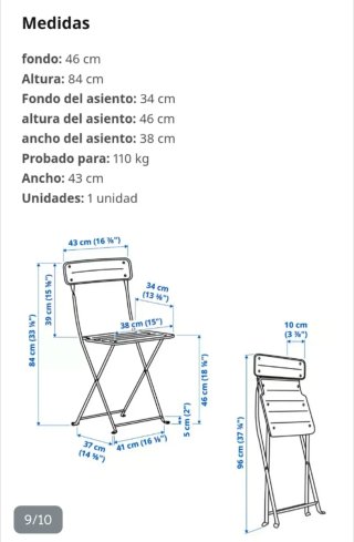 Mesa y 2 Sillas Amarillas Ikea