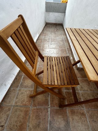 Mesa y 2 Sillas Plegables Madera VRAADAL ASKHOLMEN