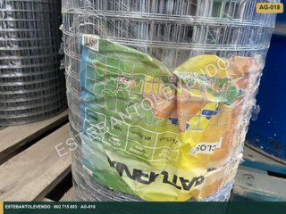 5 Rollos Malla Electrosoldada Galvanizada 25x25