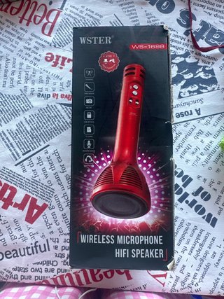 Micrófono Inalámbrico WSTER WS-1698