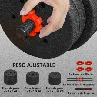 Juego Mancuernas Ajustables